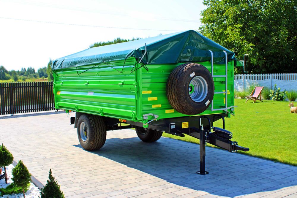 Przyczepa rolnicza 3.5t 4.5t 2.5t wywrotka 3 stronna HOMOLOGACJA Przyczepa jednoosiowa