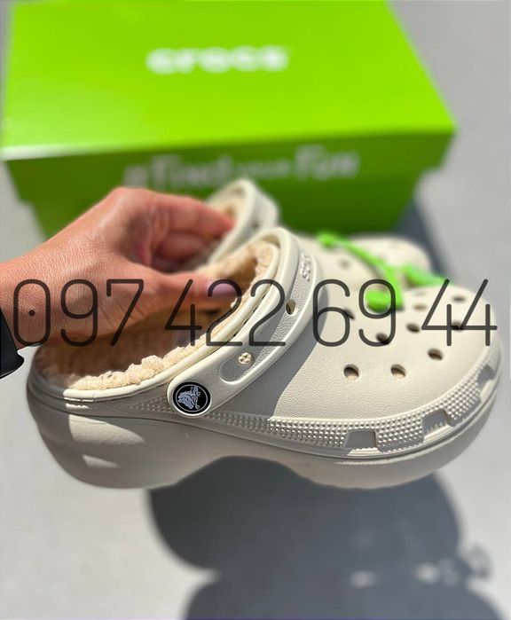 Crocs Platform Зимові Крокси Платформа з Хутром Crocs Утеплені