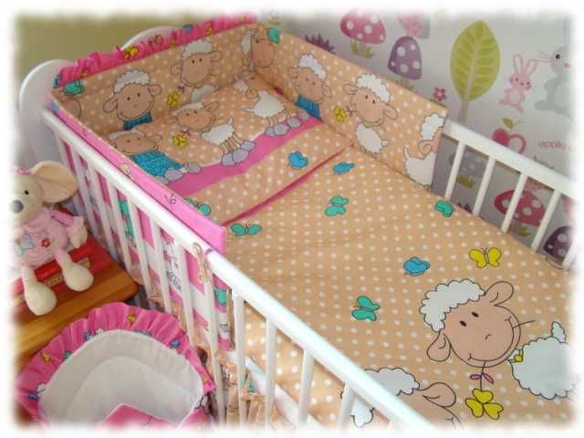 Nowa Pościel 100% bawełna 120/90 cm. Owieczka