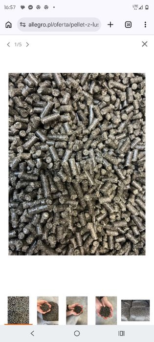 Pellet z łuski słonecznika big bag