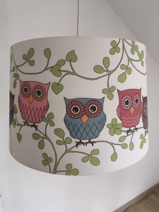 Lampa wisząca w sowy