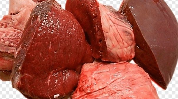 М'ясо субпродукти кістки для собак