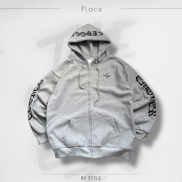 Оверсайз зіп худі Chrome alice кофта зіпка boxy fit erd project архів