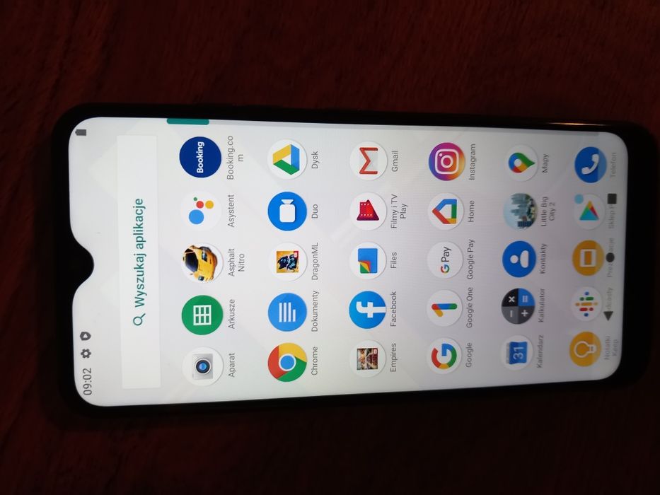 smartfon LG K22 jak nowy na  2 karty SIM DUAL + z etui i słuchawki