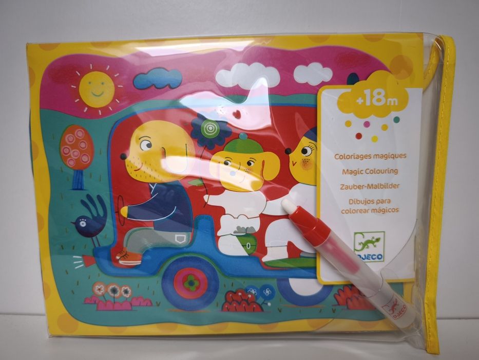 Djeco - Wodne Kolorowanki Ukryte na Drodze