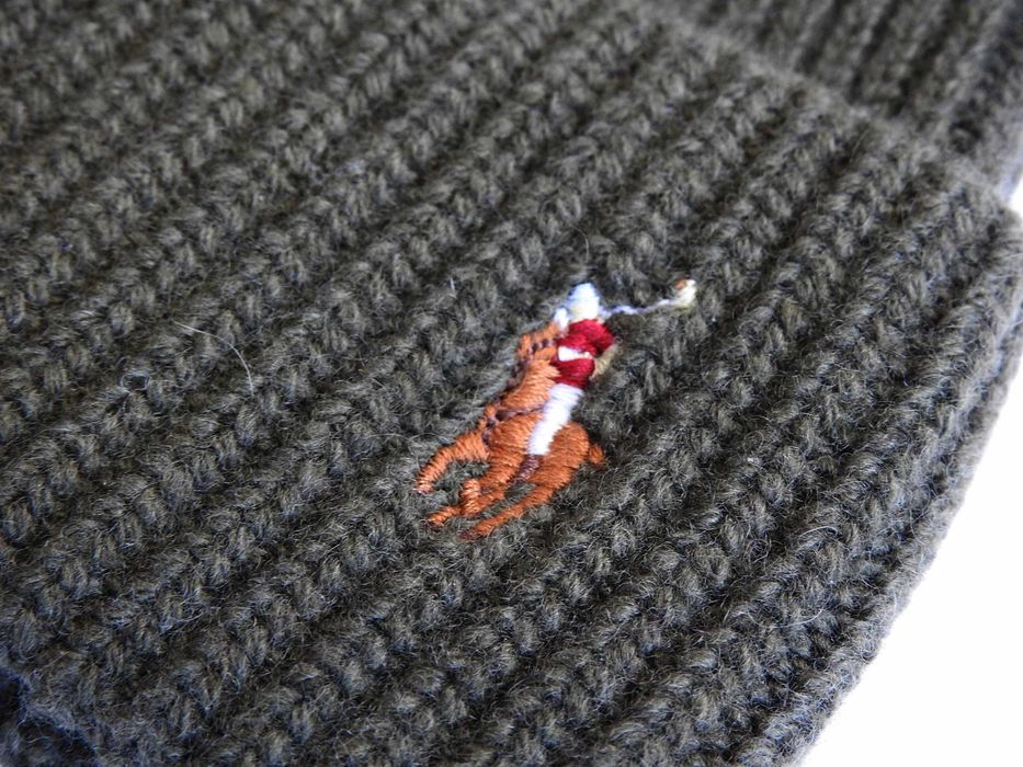 Новая шапка POLO Ralph Lauren 100%оригинал шерсть унисекс США хаки