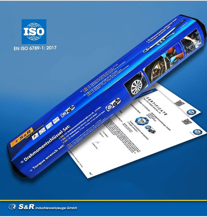 Динамометрический ключ S & R 1/2 28-210 Hm 465012210