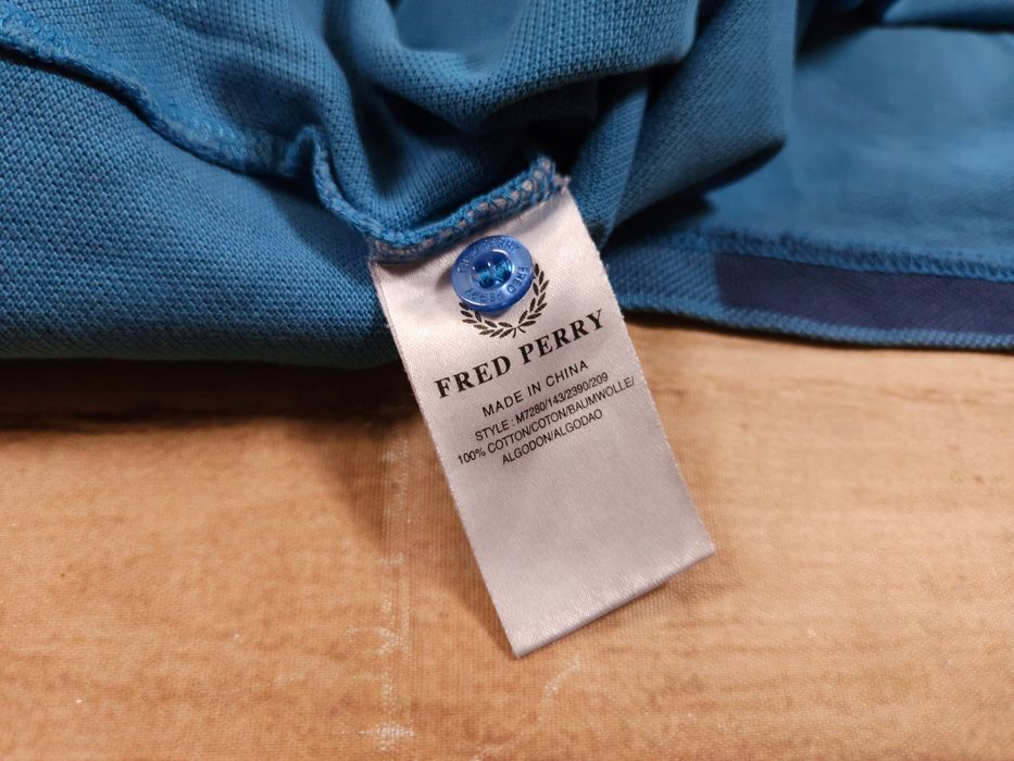 FRED PERRY Koszulka Polo Męska Cotton Pique r. S