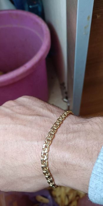 Złota bransoletka Garibaldi