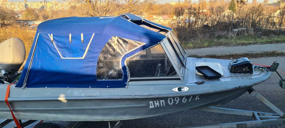 Лодка Крым Honda BF 40 2014 с лафетом