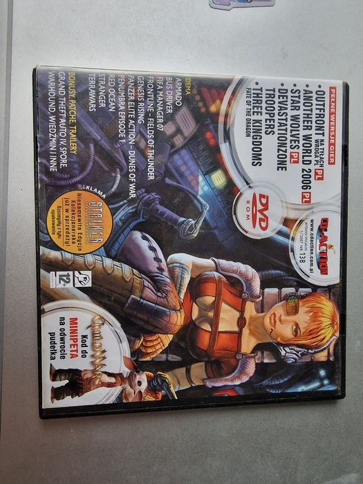 CD-action / gry: outfront, another world, Star wolves, three kingdom