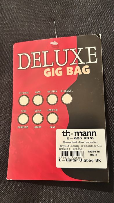 Saco guitarra elétrica