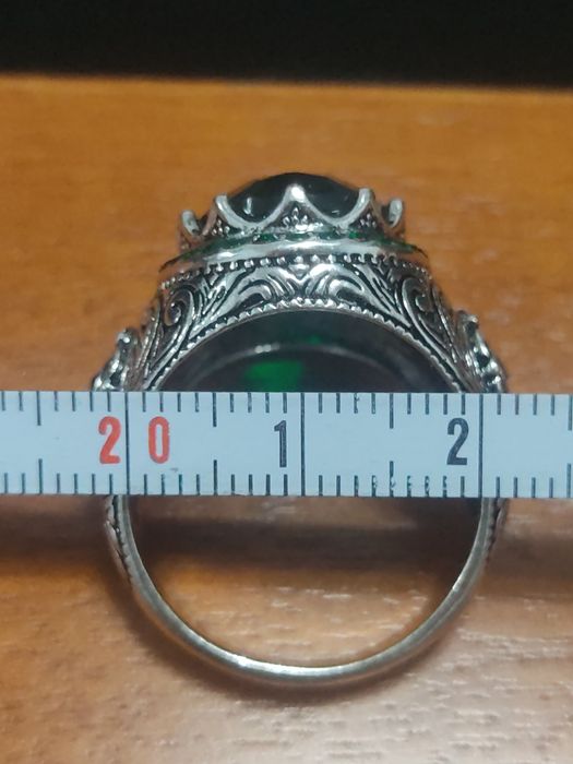 Anel Green King Vintage