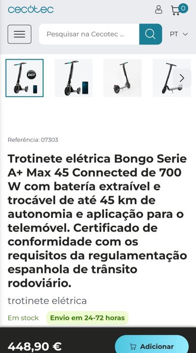 Trotinetes Bongo e Xiaomi 5