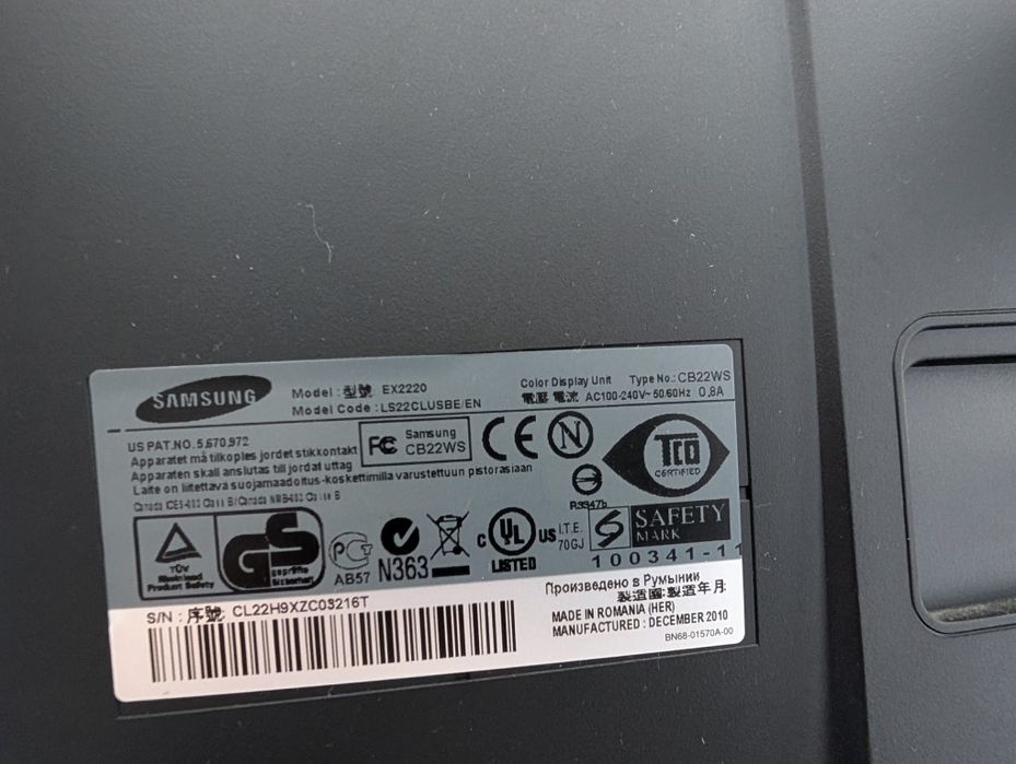 Ecrã Samsung 22 Polegadas