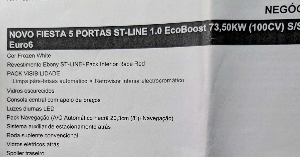 Ford Fiesta STline