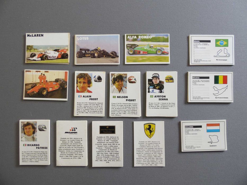 Lotes de Calendários de Bolso Fórmula 1