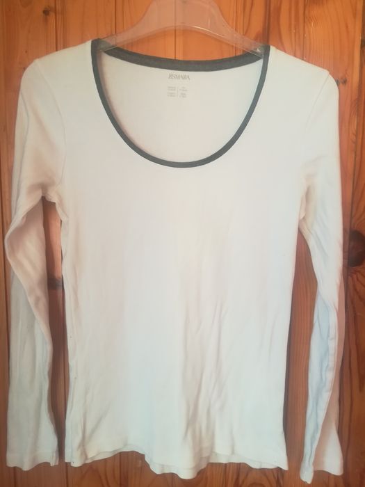 ESMARA jak nowa bawełniana kremowa bluzka  S M 36 38