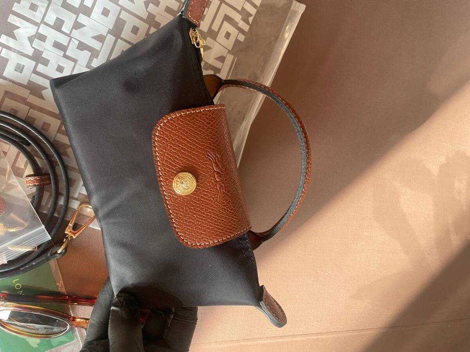 Mini Longchamp Preta