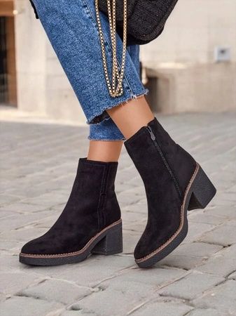 36 37 38 botki 39 40 41 z przetarciami na niskim obcasie ocieplane