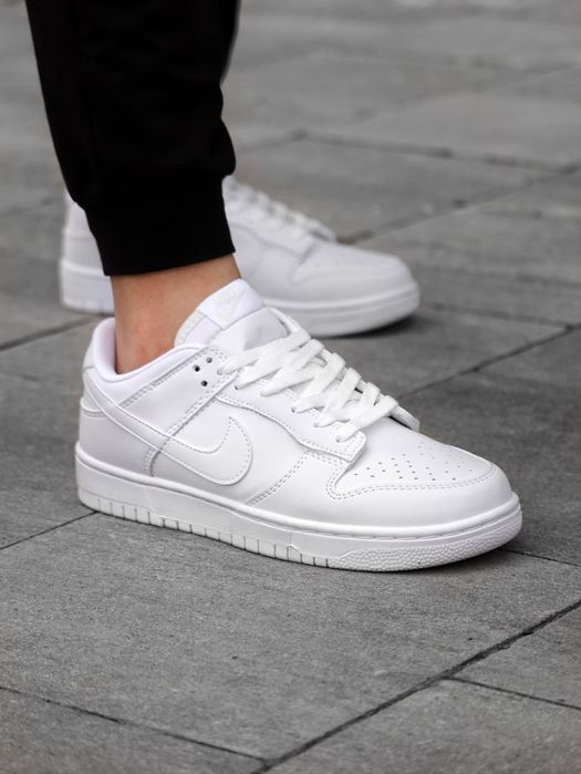 Чоловічі демісезонні кросівки , кроссовки, Nike Dunk, білі кросівкі