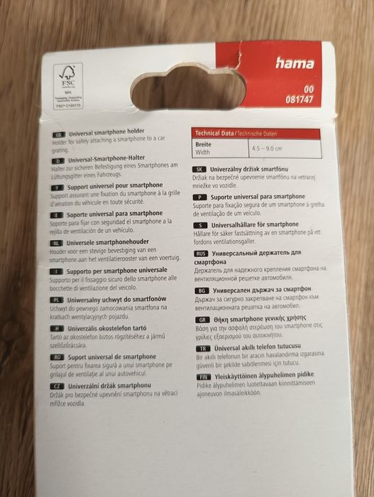 Uchwyt do telefonów HAMA
