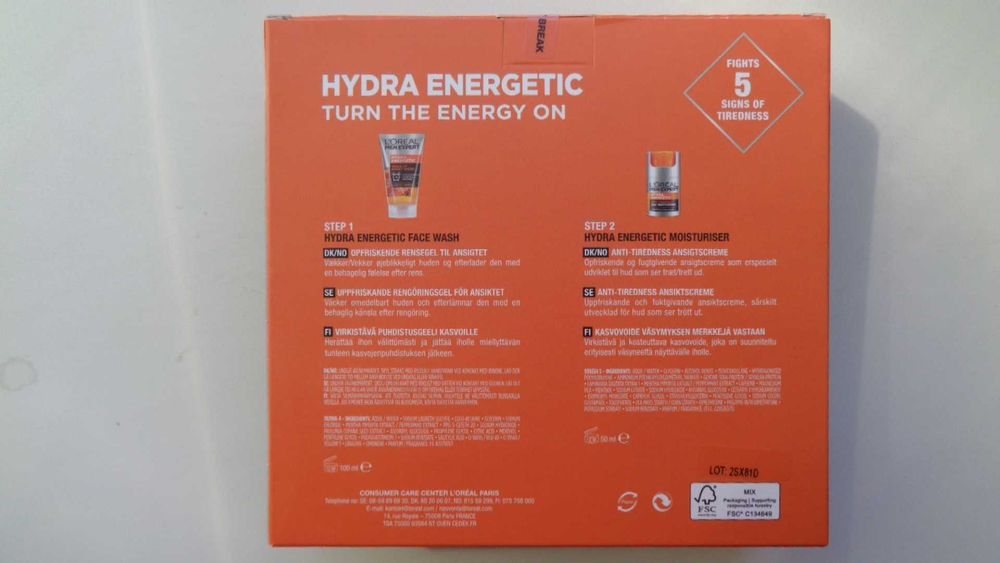 Подарунковий набір для Чоловіків:LOREAL MEN EXPERT, Biotherm Homme.