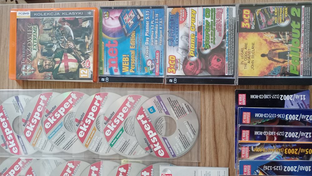 Płyty CD, PCWK, Komputer świat ekspert i inne