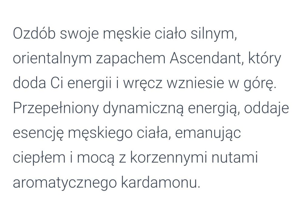 Woda toaletowa Ascendant