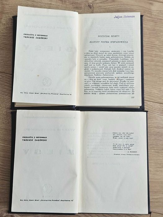 Teodor Dostojewski - Biesy tom I-IV