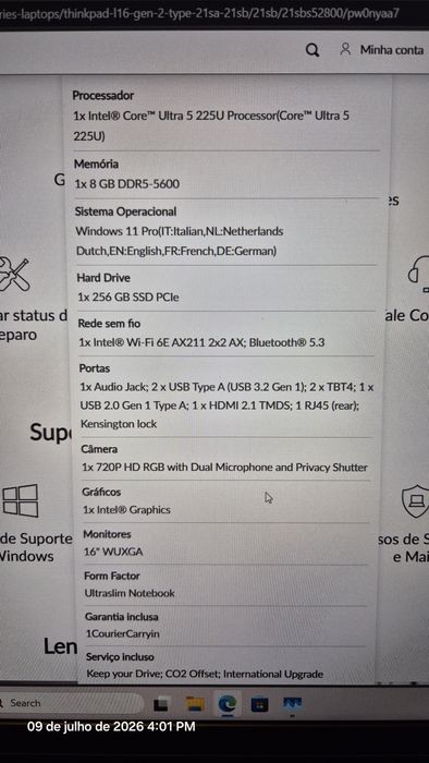 Lenovo ThinkPad L16 gen 2 novo