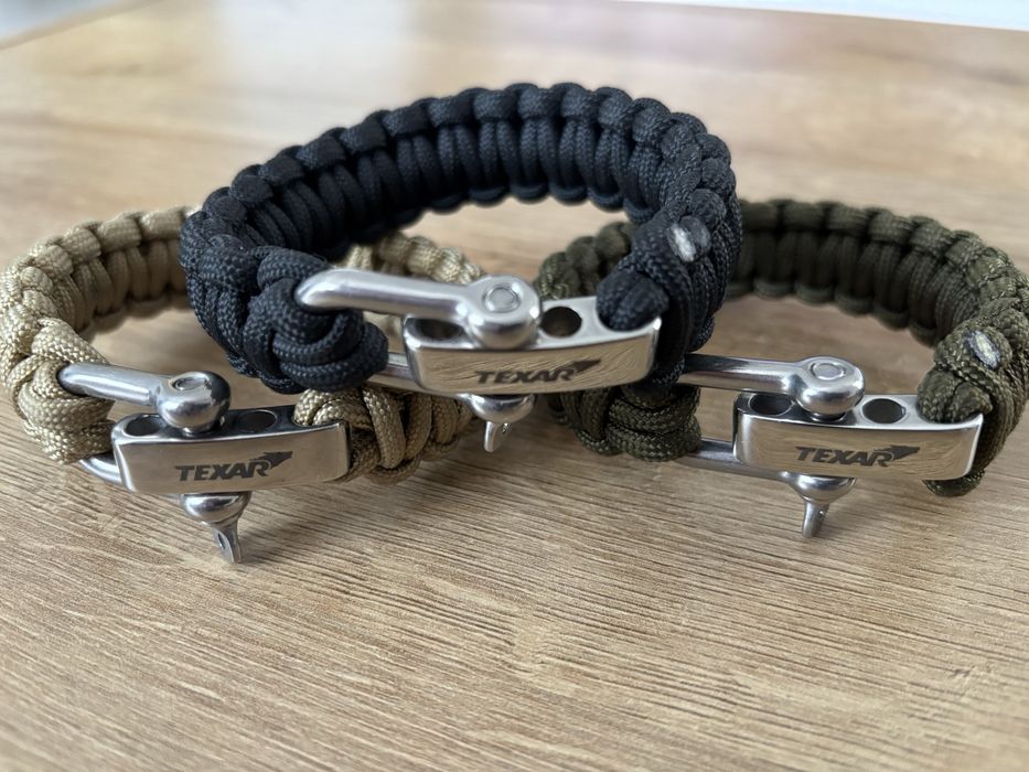 Bransolety paracord Texar Nowe