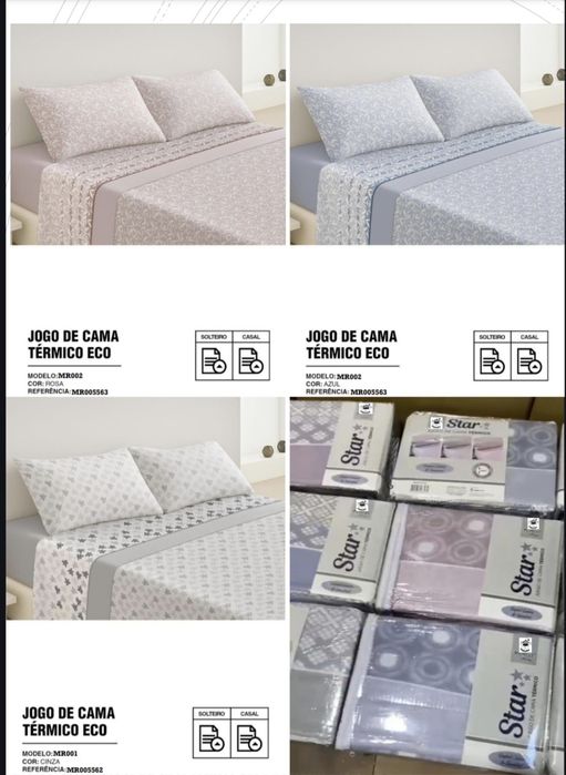 Jogo de cama Casal Lençóis de cama