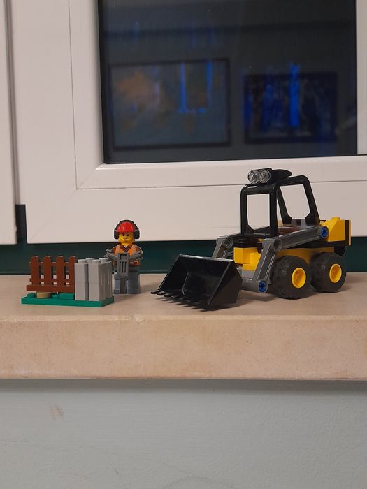 Lego de trator de construção