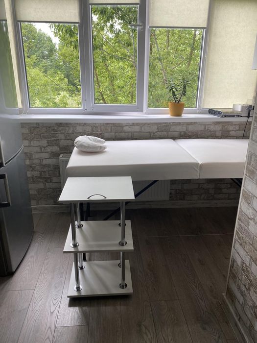Набор мастера. Кушетка 190 длина, 63 ширина + етажерка