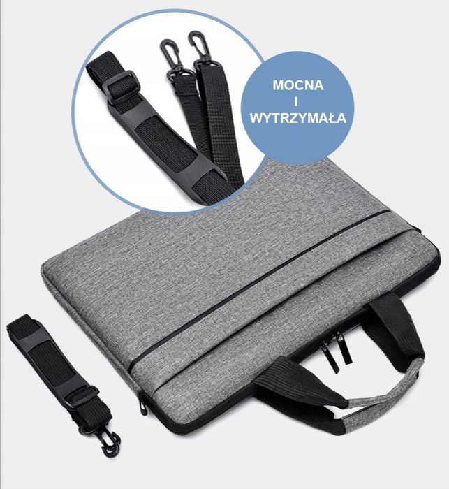 Torba na laptopa 15-17 cali ETUI pokrowiec SZARY
