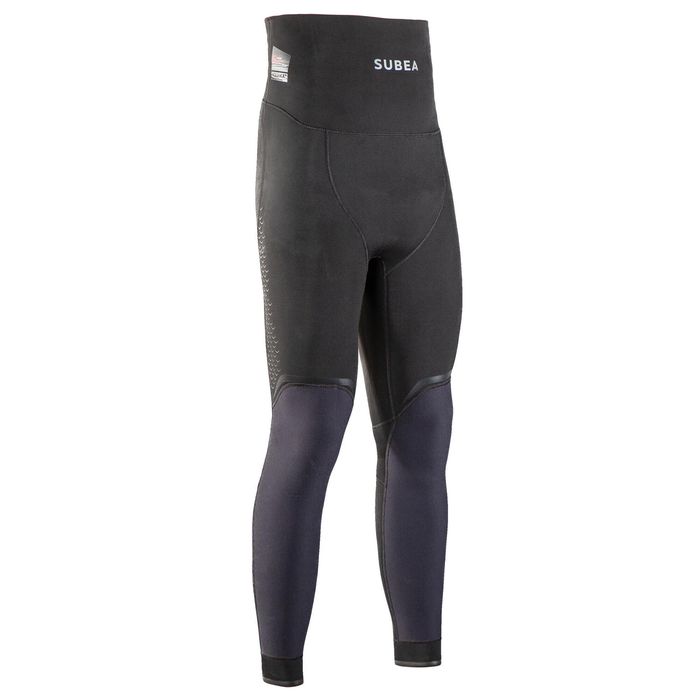 Calças de Caça submarina Homem Neoprene 5mm - SPF 900 Preto