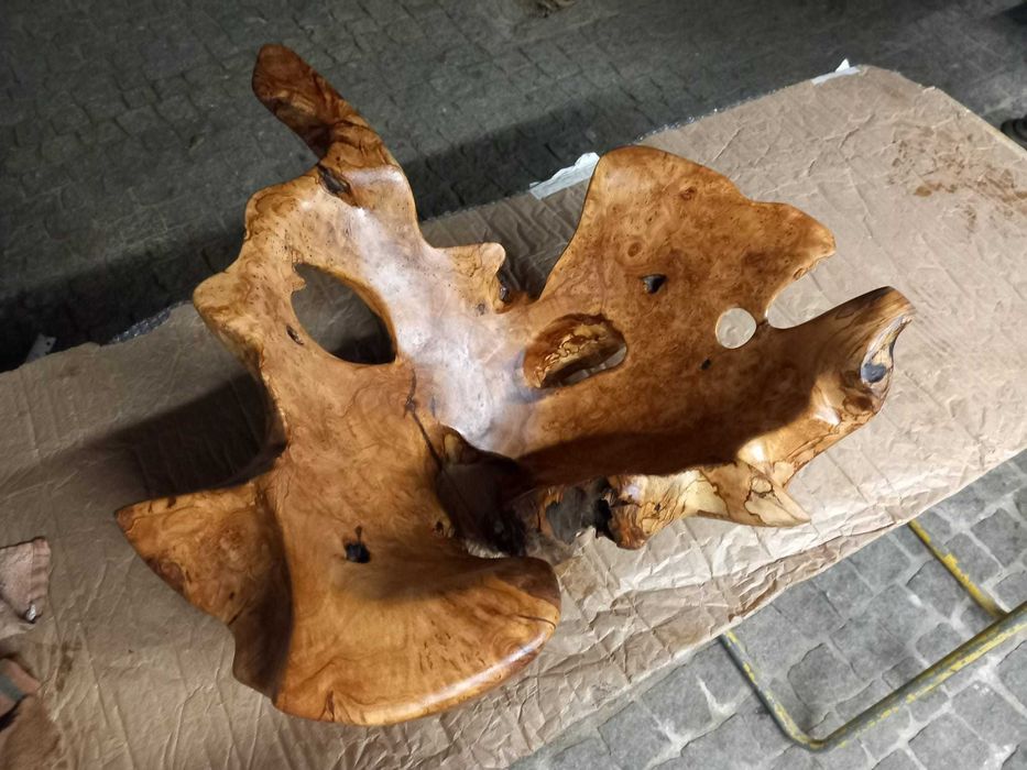 Garrafeira/Fruteira em Madeira de oliveira