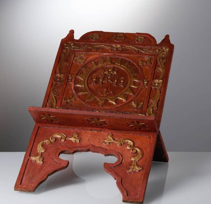 Porta missal antigo em madeira