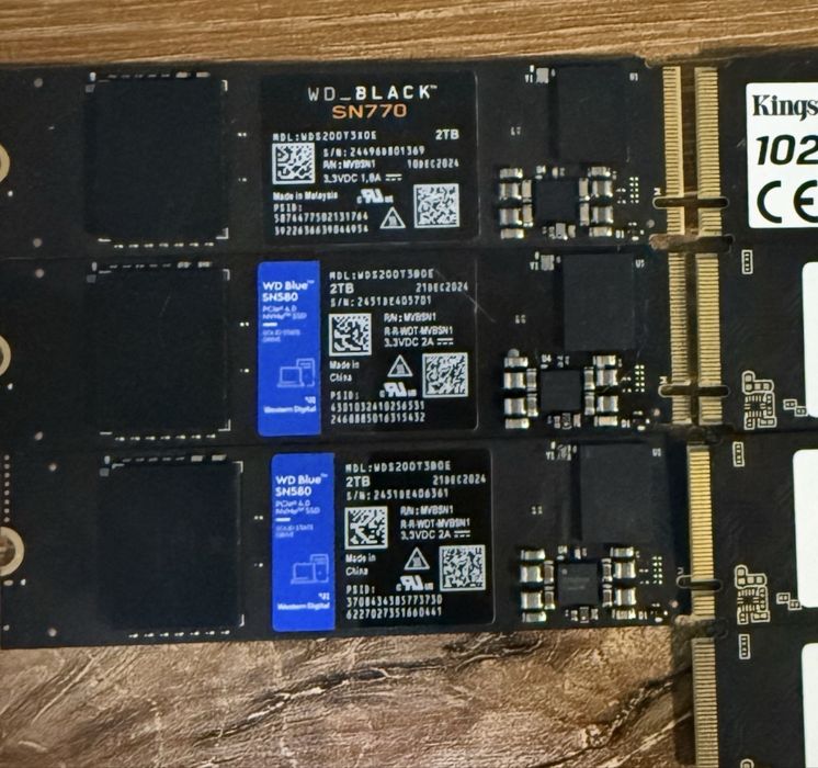 SSD nvme Western Digital 2tb