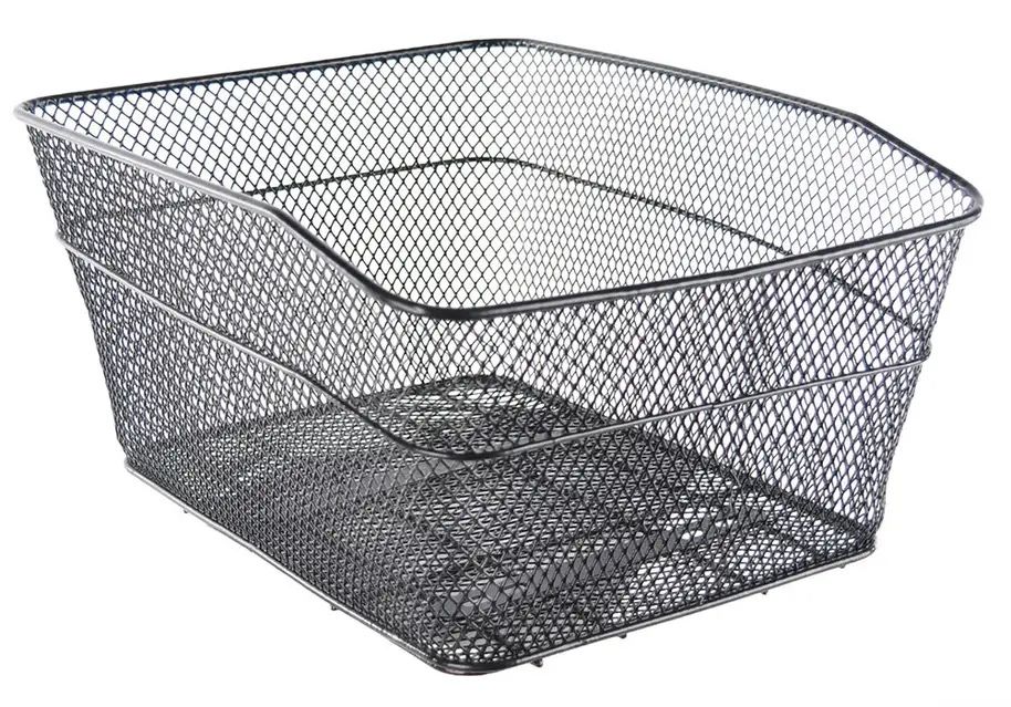 Корзина велосипедная Baisike СК-01 стальная, колесо 28", Черная