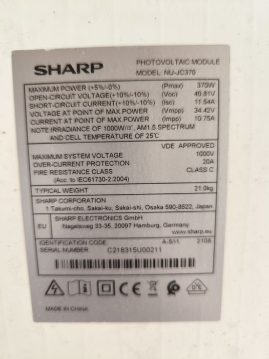 Kit fotovoltaico, Inversor Solax Power X1 3.3, 6 painéis e estrutura alumínio