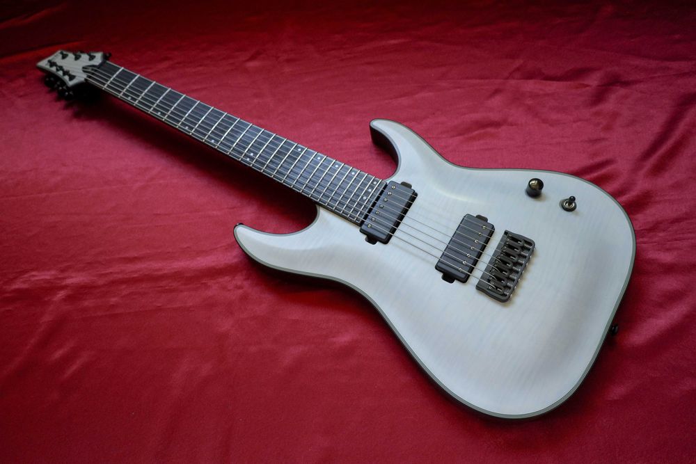 Schecter KM7 2014 Trans white