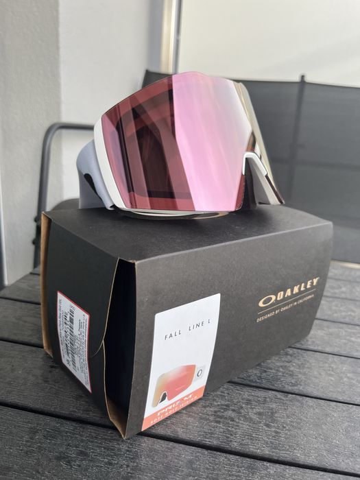 Gogle Oakley zimowe - Fall Line - Unisex - róźowe