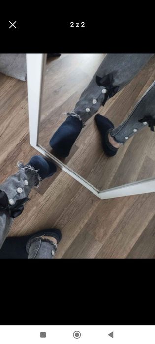Spodnie jeans damskie