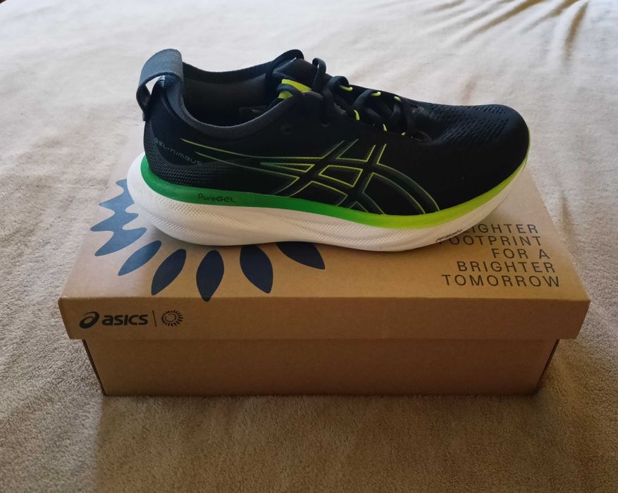 Asics Gel-Nimbus 25 black/lime roz 44