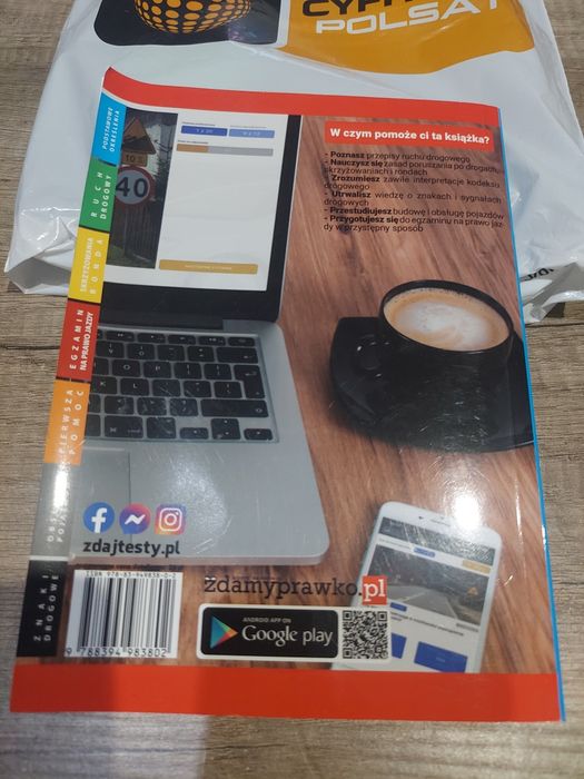 Testy na prawo jazdy + płyta cd