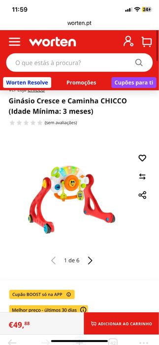 Vendo brinquedo Chicco - Praticamente novo!