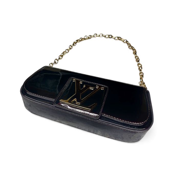 Женская сумка Louis Vuitton Amarante Patent SoBe clutch bag оригинал