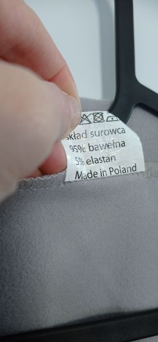 Płaszcz rozmiar L szary wiosna jesien
